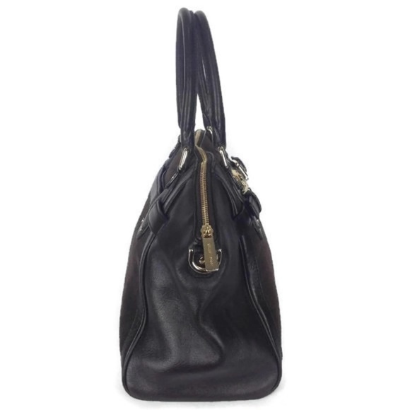 Michael Kors Brown Hudson Tote Satchel Handbag - Picture 3 of 8